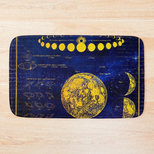Item preview, Moon and Planets Astronomical Map designed and sold by Naturalist Prints.