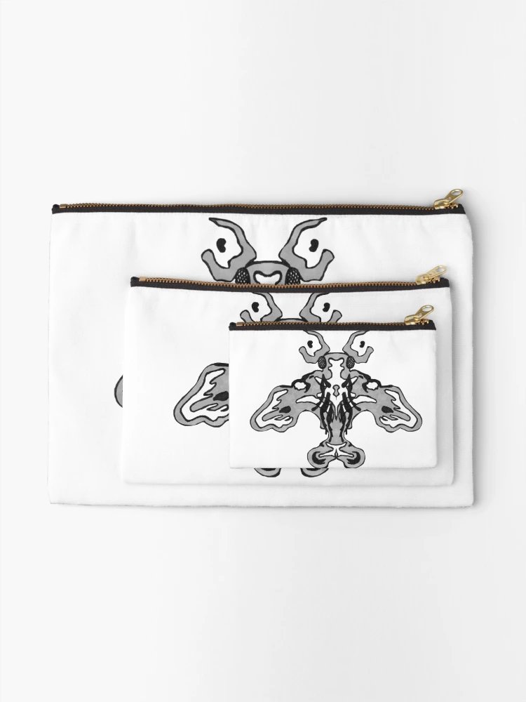 Thumbnail 2 of 4, Zipper Pouch, Splotchy Moth designed and sold by RREX.