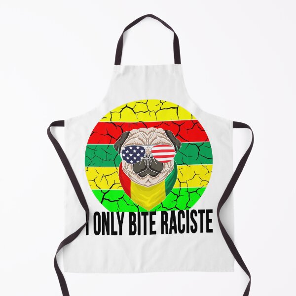 Aperçu de l'œuvre black history month i only bite raciste dog créée et vendue par 2050-STYLE.