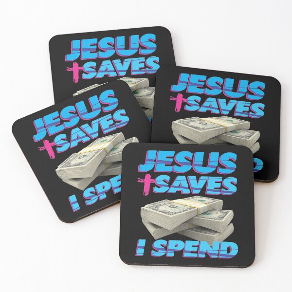 Item preview, Jesus saves I spend - Jesus lover - Jesus christ designed and sold by crazycollective.
