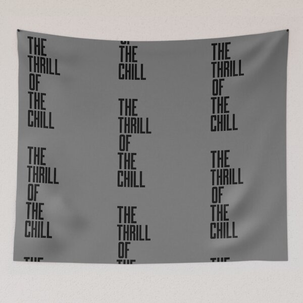 Item preview, The Thrill of the Chill - Text Design - Black Text - Wild Swimming Tees designed and sold by WildSwimming.