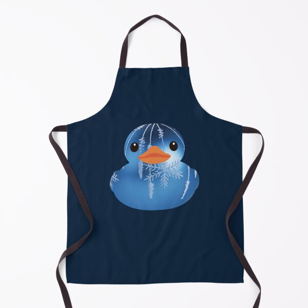 Item preview, Christmas Bauble Rubber Duck - Blue Snowflake and Icicles designed and sold by GlitterState.