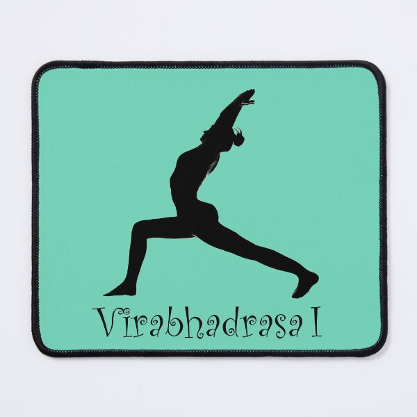 Item preview, Yoga Pose Warrior One Virabhadrasa 1 designed and sold by SadSacDesigns.