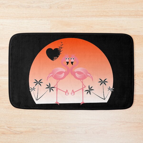 Item preview, Flamingo and Sunset, Beautiful designed and sold by YARA TS.