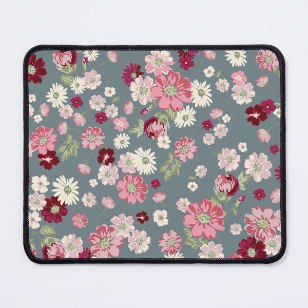 Item preview, Flowers pink multi colors in gray by Factor-X designed and sold by Shop-Factor-X.