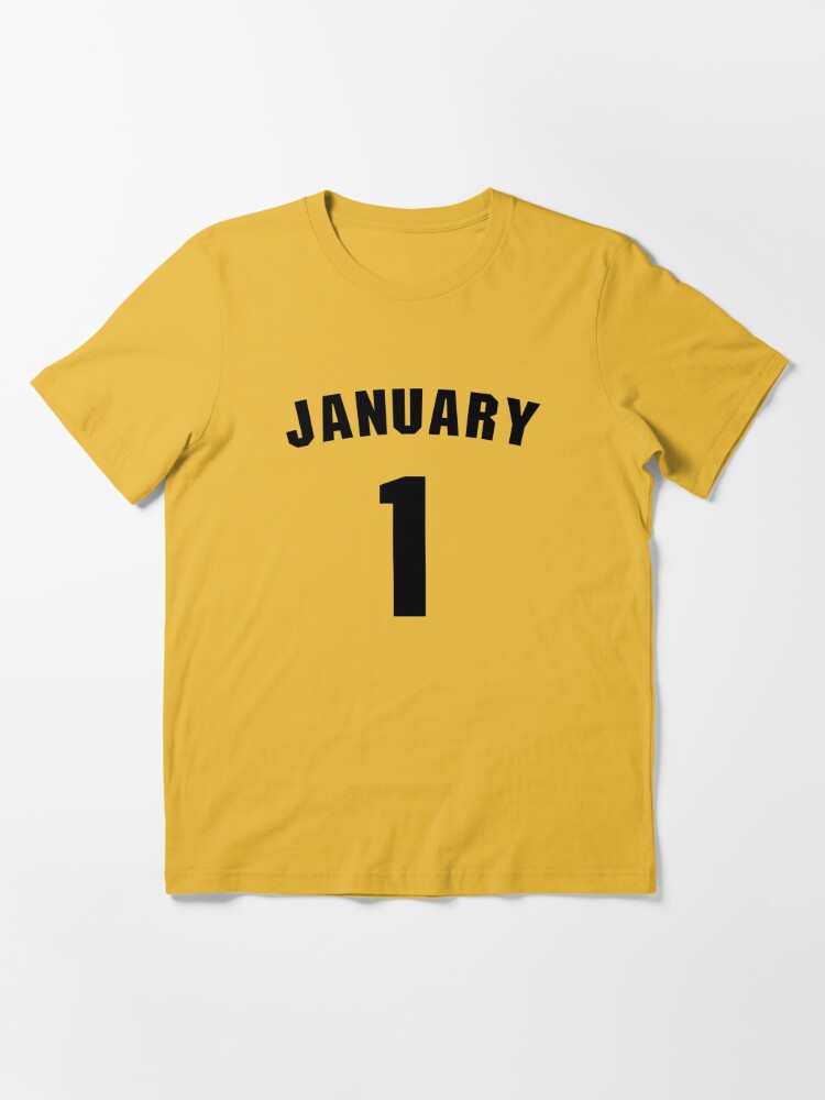 Discover Date of birth 1 January birthday gift sport design Essential