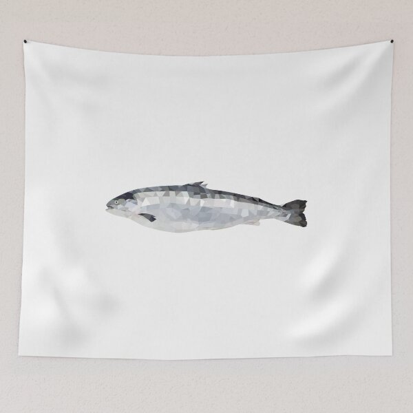 Item preview, salmon-Polygonal animals designed and sold by Hartics.