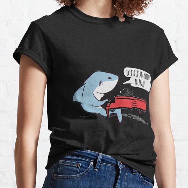 Peanuts Shark T-ShirtPeanuts Schroeder Shark T-Shirt Classic T-Shirt