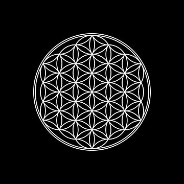 Artwork thumbnail, FLOWER OF LIFE - SACRED GEOMETRY - HARMONY & BALANCE by nitty-gritty