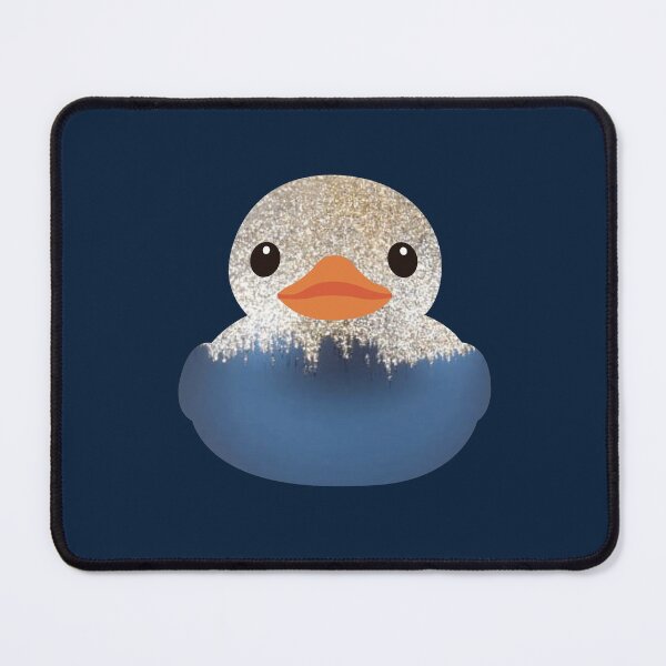 Item preview, Christmas Bauble Rubber Duck - Blue and Glitter Ombre designed and sold by GlitterState.