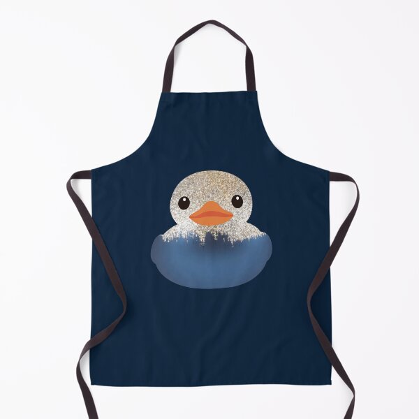 Item preview, Christmas Bauble Rubber Duck - Blue and Glitter Ombre designed and sold by GlitterState.