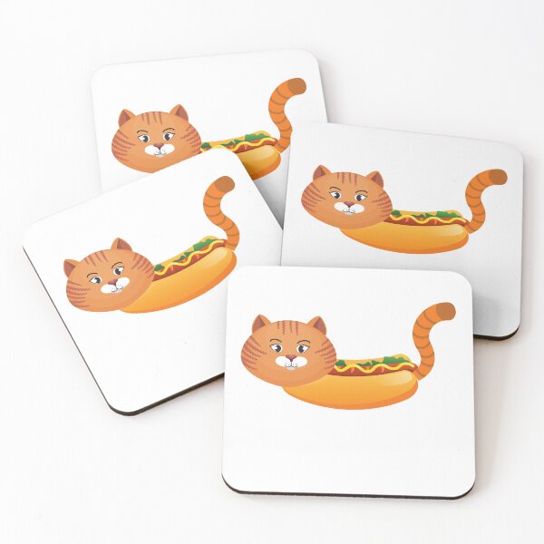Item preview, Cute Funny Hot Dog Cat designed and sold by silviaol.