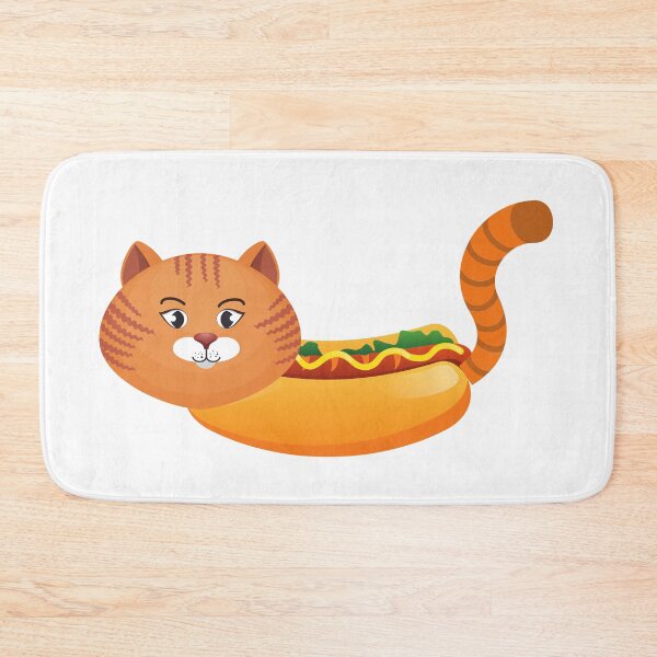 Item preview, Cute Funny Hot Dog Cat designed and sold by silviaol.
