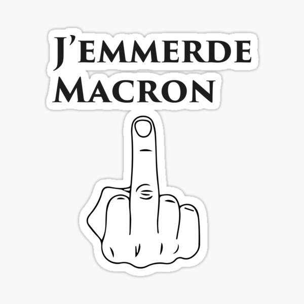 J'emmerde Macron Sticker