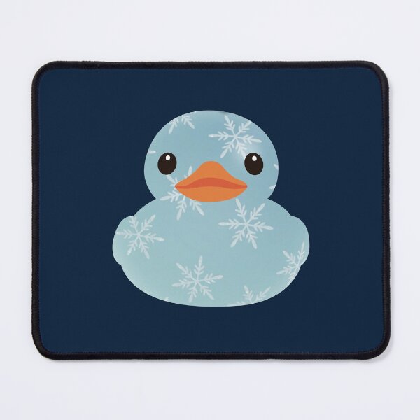 Item preview, Christmas Bauble Rubber Duck - Blue with Snowflakes designed and sold by GlitterState.