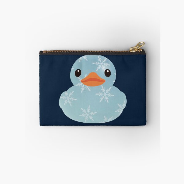 Item preview, Christmas Bauble Rubber Duck - Blue with Snowflakes designed and sold by GlitterState.