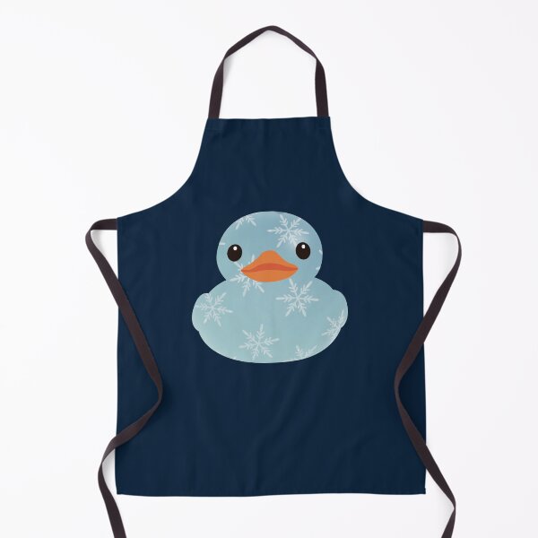Item preview, Christmas Bauble Rubber Duck - Blue with Snowflakes designed and sold by GlitterState.
