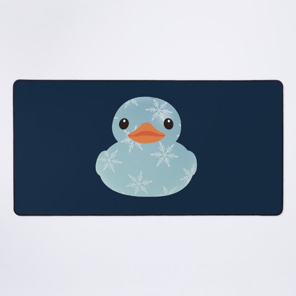 Item preview, Christmas Bauble Rubber Duck - Blue with Snowflakes designed and sold by GlitterState.