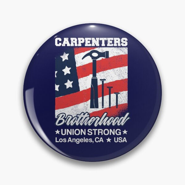 Item preview, Carpenters Brotherhood Union Strong, Iowa City, Iowa designed and sold by Holiday-Art.