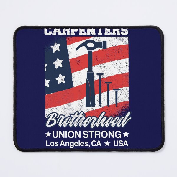 Item preview, Carpenters Brotherhood Union Strong, Iowa City, Iowa designed and sold by Holiday-Art.