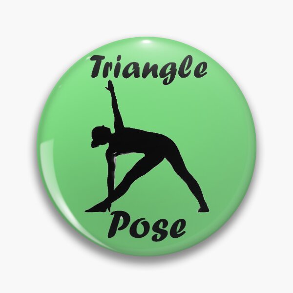 Item preview, Yoga Pose Triangle designed and sold by SadSacDesigns.