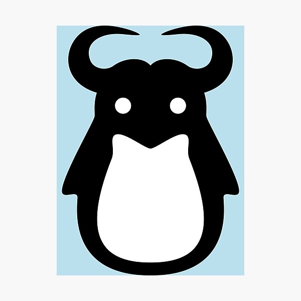Item preview, Evil Linux Sticker designed and sold by ManfredPawl.