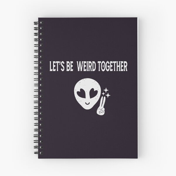 Item preview, Lets Be Weird Together Cute Alien designed and sold by AnnastasiiaD.
