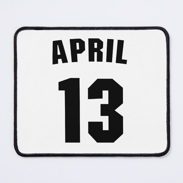 Item preview, Date of birth  13 April  birthday gift sport design designed and sold by Panya-Design.