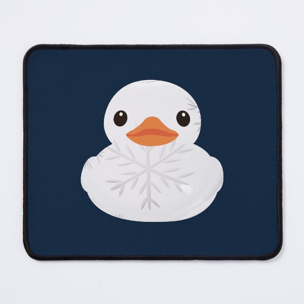Item preview, Christmas Bauble Rubber Duck - White Snowflake designed and sold by GlitterState.