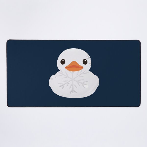 Item preview, Christmas Bauble Rubber Duck - White Snowflake designed and sold by GlitterState.