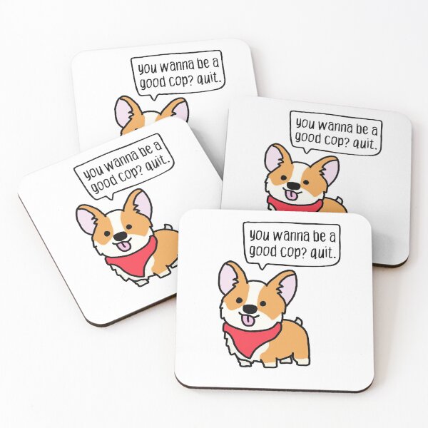 Item preview, you wanna be a good cop? quit. anarchist dog. designed and sold by cute anarchist animals.