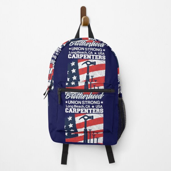 Item preview, Carpenters Brotherhood Union Strong, Long Beach, California designed and sold by Holiday-Art.