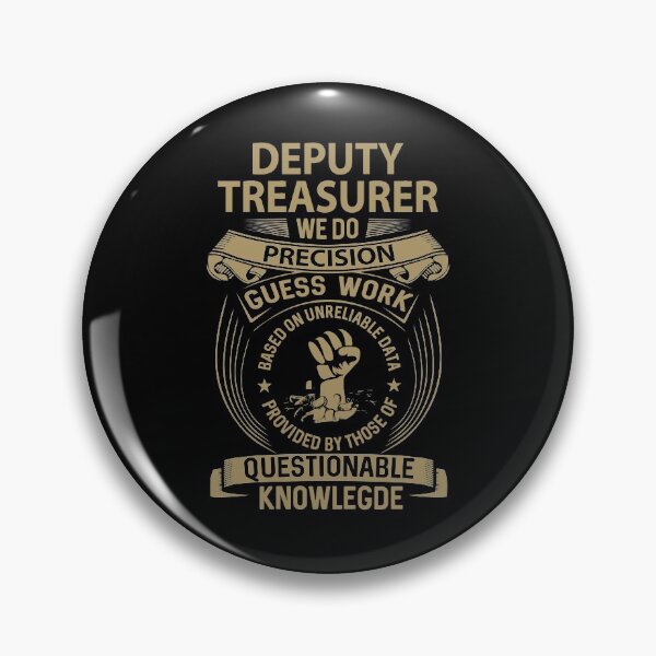 Item preview, Deputy Treasurer T Shirt - We Do Precision Job Gift Item Tee designed and sold by paneczkopat.