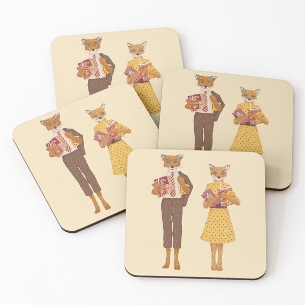 Item preview, Fantastic Mr. fox and Mrs. Fox Funny designed and sold by VINU-DESIGNS.