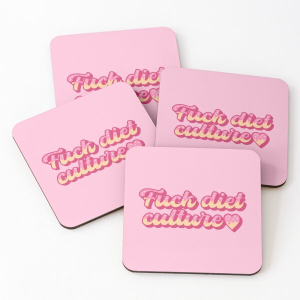 Item preview, F*ck Diet Culture Pink designed and sold by MadeByBeata.