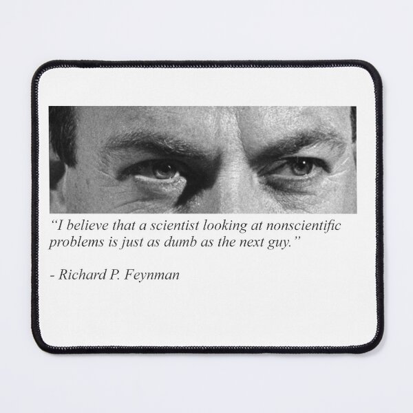 Item preview, Richard Feynmann quote designed and sold by Gagad.