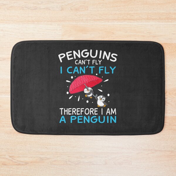 Item preview, Penguins Can't Fly I Can't Fly Therefore I Am A Penguin, penguin gifts, funny penguin lover, birthday gift designed and sold by JustGift.