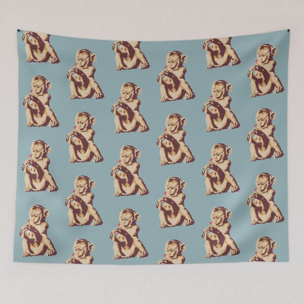Item preview, Monkey holding a heart in its hands designed and sold by Captain Chromatic.