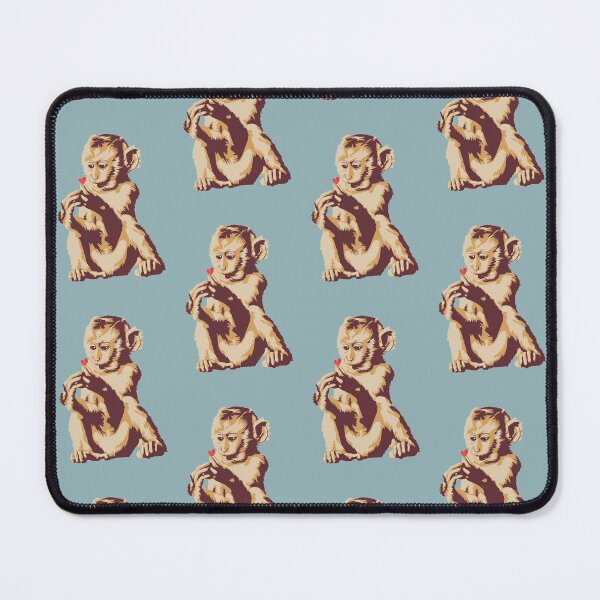 Item preview, Monkey holding a heart in its hands designed and sold by Captain Chromatic.