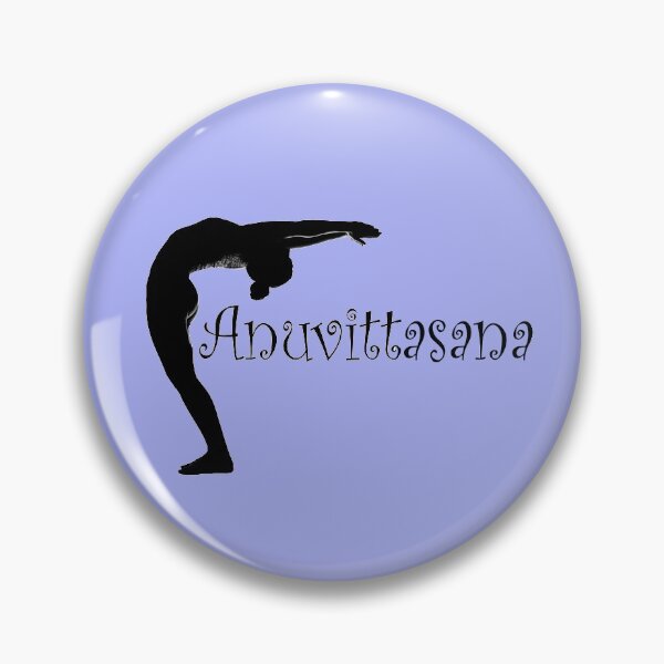 Item preview, Yoga Pose Standing Back Bend Anuvittasana designed and sold by SadSacDesigns.