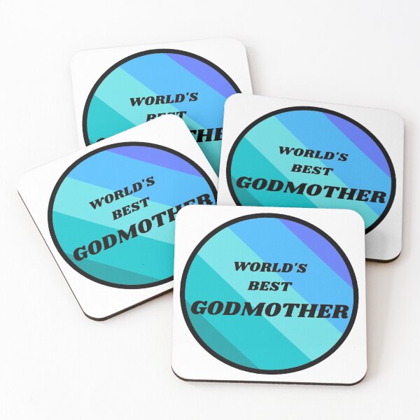 Item preview, Worlds best Godmother BLUE designed and sold by HybrisStudio.