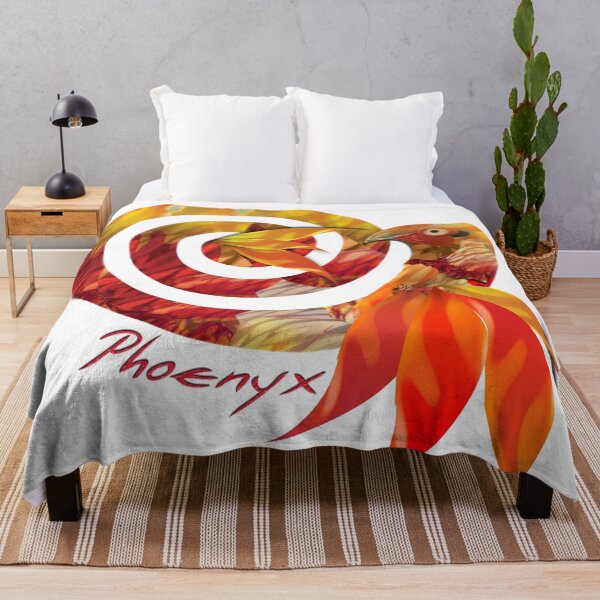 Item preview, Spiral Red Phoenyx (Phoenix) Fantastic Fire Bird (Design by Alice CCI) designed and sold by VanyssaGraphics.