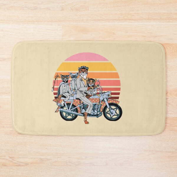 Item preview, Fantastic Mr. fox and family on a motorbike designed and sold by VINU-DESIGNS.