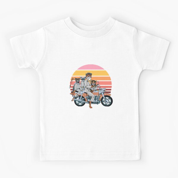 Item preview, Fantastic Mr. fox and family on a motorbike designed and sold by VINU-DESIGNS.