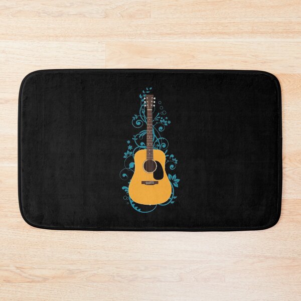 Item preview, Natural Dreadnought Acoustic Guitar Flowering Vines designed and sold by nightsworthy.