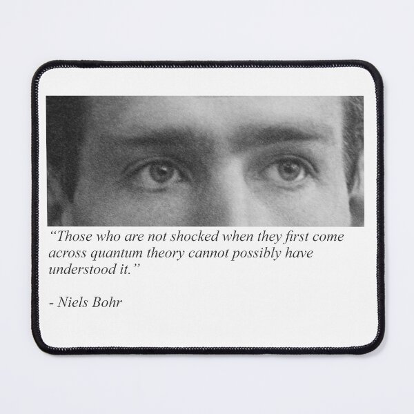 Item preview, niels bohr quote designed and sold by Gagad.