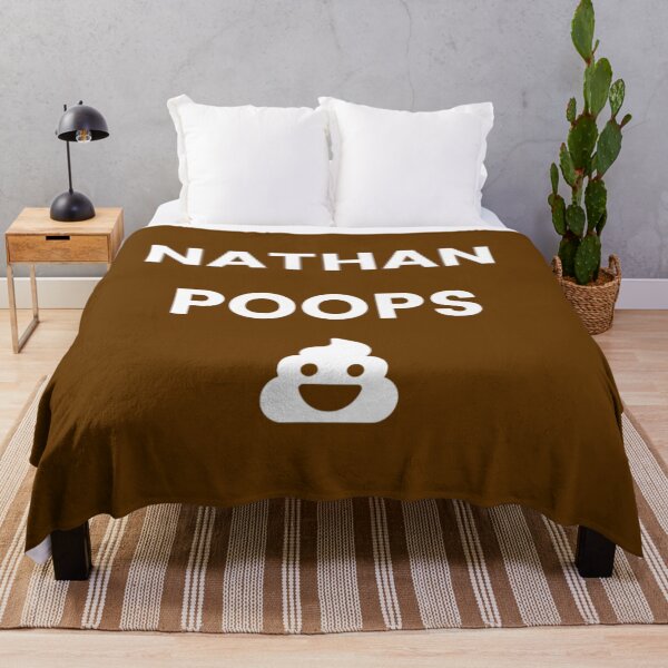 Item preview, Funny Popular Poop Song Name NATHAN Poops Bathroom Humor Gift designed and sold by larspat.