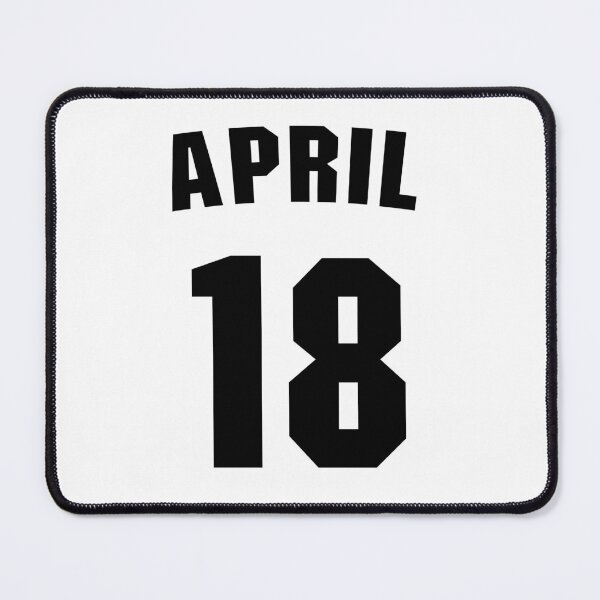 Item preview, Date of birth 18 April birthday gift sport design designed and sold by Panya-Design.