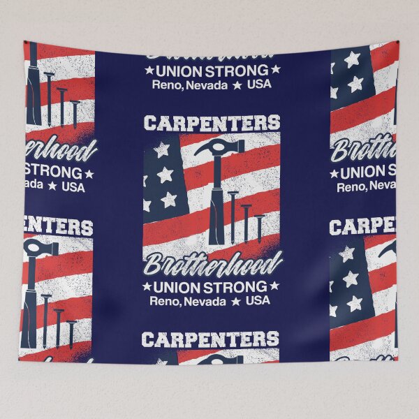 Item preview, Carpenters Brotherhood Union Strong, Reno, Nevada designed and sold by Holiday-Art.