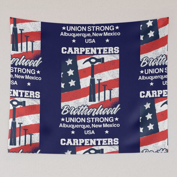 Item preview, Carpenters Brotherhood Union Strong, Albuquerque, New Mexico designed and sold by Holiday-Art.